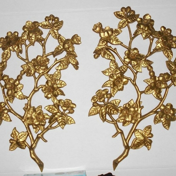 Vintage Burwood Dogwood Branch Wall Floral Hanger